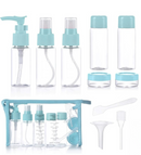 Mini flacons de voyage 10 pièces avec trousse Waterproof